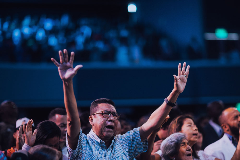 Worship and communion service